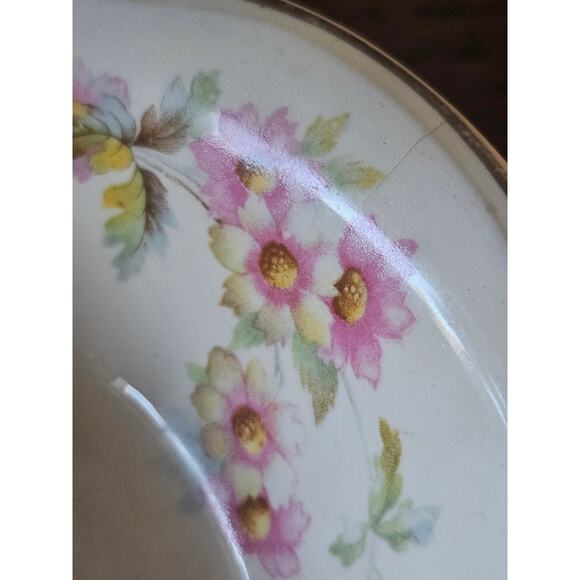 Vintage Homer Laughlin Virginia Rose Cereal Bowl A42 N8 - Picture 4 of 5